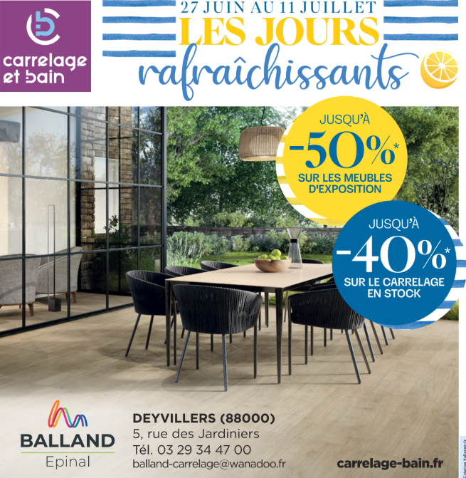 Les jours rafraîchissants – Balland Carrelage
